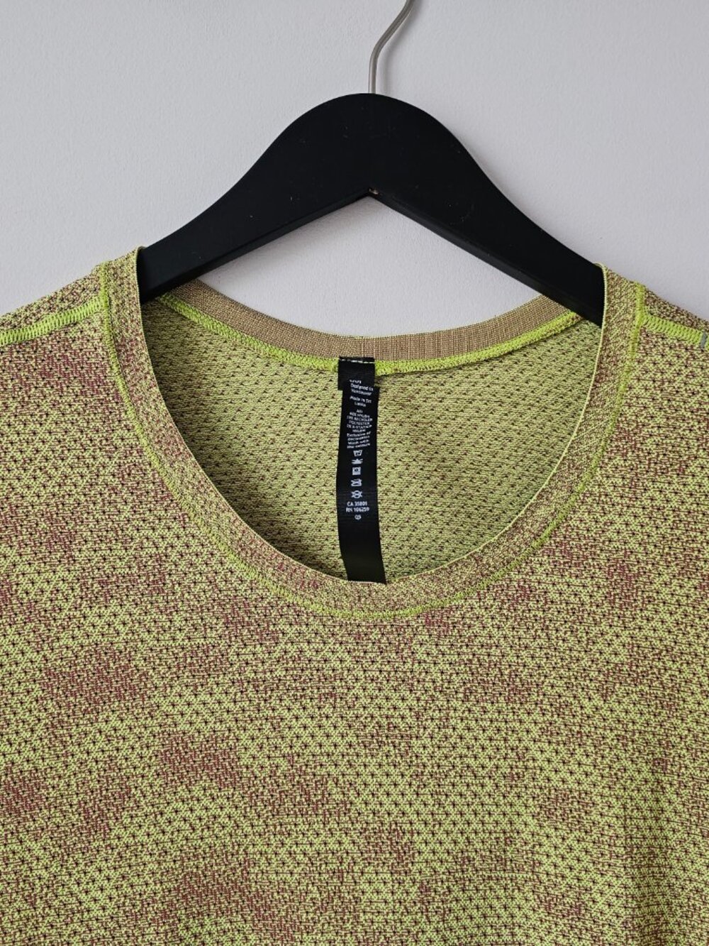 NWT LULULEMON HFTY/MLWI Green Red Metal Vent Breathe LS Top Shirt Men's XXL - Picture 2 of 8